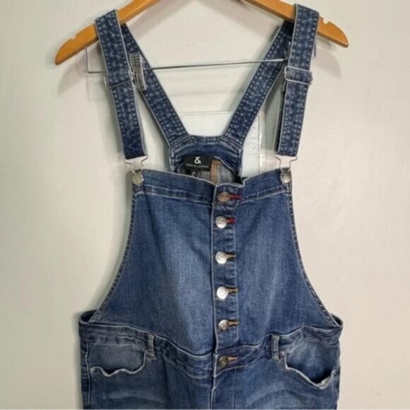 Addition Elle Love  Legend Denim Overalls Size 20 - Picture 3 of 9
